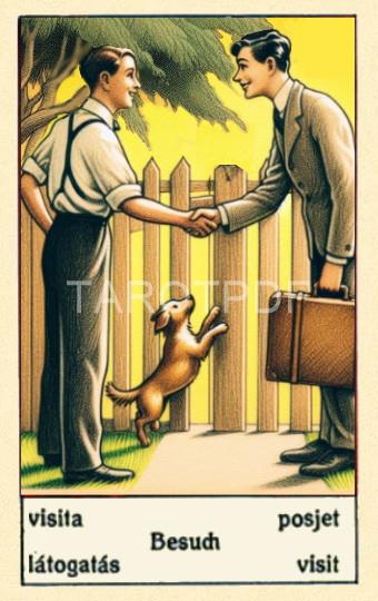 VINTAGE ART DECO TAROT READING, VISIT