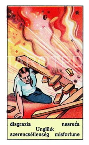 VINTAGE ART DECO TAROT READING,MISFORTUNE