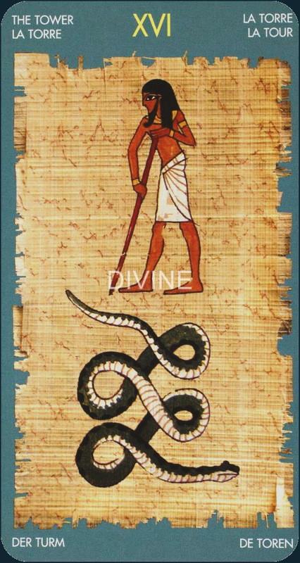 CLEOPATRA TAROT, THE TOWER