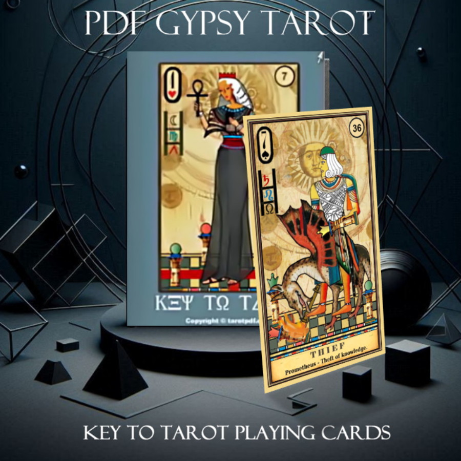 KEY TO TAROT - GYPSY PLAYING CARD